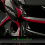 RONAL R57 7x17 4x108 ET25.00 mcr jetblack-red spoke