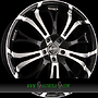  TZUNAMEE 7,5x17 4x100 ET35.00 matt black polished