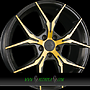 KESKIN KT19N 8,5x19 5x114,3 ET40.00 black front gold