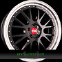 TEC GT EVO 8x18 5x100 ET40.00 schwarzglanz hornpoliert