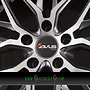 AVUS AF19 8x18 5x112 ET45.00 anthracite polished