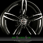 AVUS AC-MB3 8x18 5x120 ET34.00 black polished