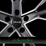 AVUS AF18 8x18 5x100 ET35.00 matt anthracite polished