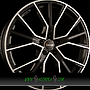 AVUS AF18 8x18 5x112 ET28.00 black polished