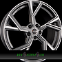 AVUS AF20 8x18 5x112 ET28.00 matt anthracite polished