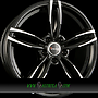 AVUS AF15 8x18 5x112 ET30.00 black polished