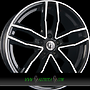 DIEWE ALITO 8x18 5x112 ET35.00 nero s machined - schwarz glanz frontpoliert