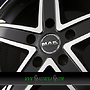 MAK KING 5 7,5x17 5x114,3 ET40.00 ice black