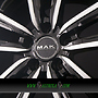 MAK MAGMA 8x18 5x108 ET45.00 black mirror face