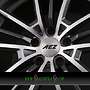 AEZ KAIMAN 7,5x17 5x108 ET40.00 dark - gunmetal frontpoliert