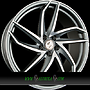  HERON 8,5x19 5x108 ET45.00 anthracite matt full polish