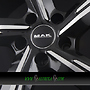 MAK QVATTRO 8x18 5x112 ET39.00 black mirror face