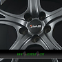 AVUS AC-520 9x19 5x110 ET44.00 anthracite