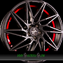 KESKIN KT20 FUTURE 8,5x20 5x112 ET30.00 black painted red inside (bpri)