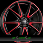 SPEEDLINE SL6 VETTORE 8,5x19 5x108 ET42.00 mcr - jetblack-matt-red spoke