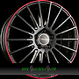 AVUS AC-M03 8x18 5x112 ET45.00 black red line