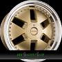 AXXION Y1 11x20 5x112 ET32.00 gold glanz mit poliertem felgenbett (gg+ / ml+)