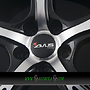 AVUS AC-520 9x19 5x110 ET34.00 black polished