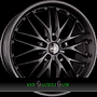  VOLTEC T6 7x17 4x100 ET38.00 matt black pure sports