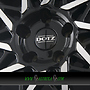 DOTZ FUJI 7,5x18 5x114,3 ET45.00 dark - schwarz frontpoliert