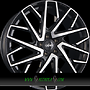 OXIGIN 28 OXMOVE 8,5x19 5x108 ET38.00 black full polished (bfp)