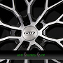 DOTZ SUZUKA 8x18 5x108 ET45.00 dark - schwarz frontpoliert