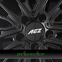 AEZ BERLIN 7,5x18 5x112 ET33.50 black - black polished lip