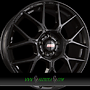 BBS XR 7,5x17 5x108 ET45.00 schwarz glanz