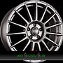 OZ SUPERTURISMO LM 7x17 4x100 ET37.00 matt graphite + silver lettering