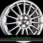 OZ SUPERTURISMO LM 7x17 4x100 ET42.00 matt race silver + black lettering