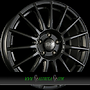 OZ SUPERTURISMO LM 7,5x17 4x100 ET35.00 matt black + silver lettering