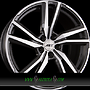 AEZ NORTH 7,5x18 5x108 ET50.50 dark - gunmetal frontpoliert