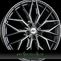 AEZ PORTO 8x18 5x108 ET42.00 dark - gunmetal polished