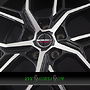 BORBET QX 8x19 5x108 ET50.00 black polished matt