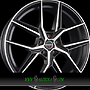 BORBET QX 8x19 5x112 ET50.00 black polished matt