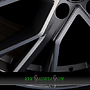 AVUS AF18 9x20 5x112 ET25.00 matt anthracite polished