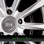 RH GT 11x19 5x130 ET48.00 sterlingsilber lackiert