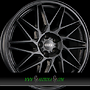 DOTZ TANAKA 8,5x19 5x108 ET45.00 black - black matt