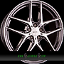 DOTZ LAGUNASECA 8x19 5x112 ET30.00 dark - gunmetal glänzend frontpoliert