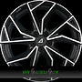 ALUTEC ADX.02 9,5x22 5x112 ET33.00 diamant-schwarz frontpoliert