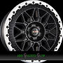 FONDMETAL BLUSTER 8,5x17 6x139,7 ET25.00 matt black machined lip