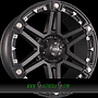  R01 9x20 6x139,7 ET10.00 matte black + chrome inserts