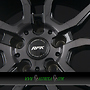  GLS303 9x20 5x120 ET15.00 gloss black brushed face