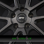  GLS302 9,5x19 5x112 ET18.00 gloss black brushed face