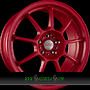 OZ ALLEGGERITA HLT 7x17 4x100 ET44.00 matt red