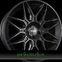 DOTZ LONGBEACH 9,5x22 5x108 ET36.00 black - schwarz glänzend