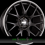 BBS CH-R  9x19 5x120 ET44.00 schwarz matt mit edelstahl anfahrschutz