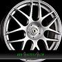  GAMBIT 10,5x22 5x108 ET37.00 highgloss silber mit centerlock deckel