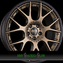 BBS CH-RII 9,5x20 5x120 ET40.00 radstern bronze matt - felgenbett schwarz mit afs