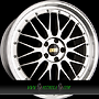 BBS LM 10x18 5x130 ET50.00 brillantsilber - felgenbett diamantgedreht